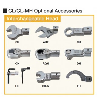 CL Interchangeable Head Adjustable Torque Wrench (Ranges Covered from 0.4 - 280Nm)